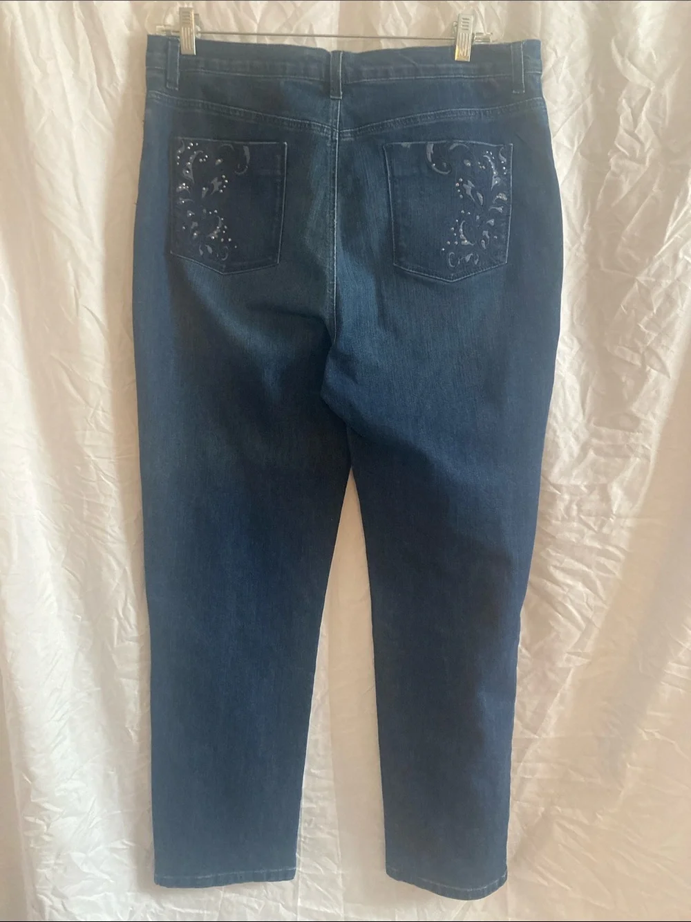 Gloria Vanderbilt Amanda Indigo Blue Straight Leg Jeans